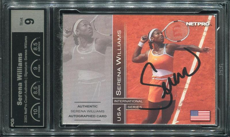 Serena Williams 2003 NetPro International Series Autograph #2C 92/500