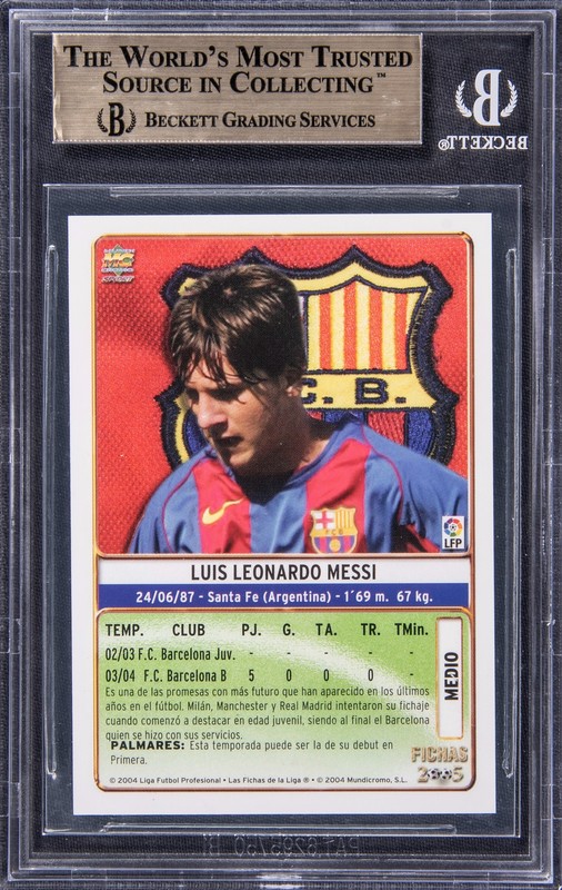 Lionel Messi 2004 Mundicromo Fichas #617