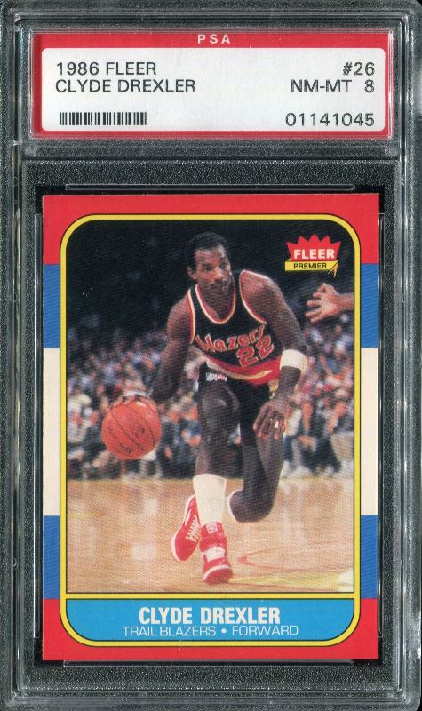 Clyde Drexler 1986 Fleer #26