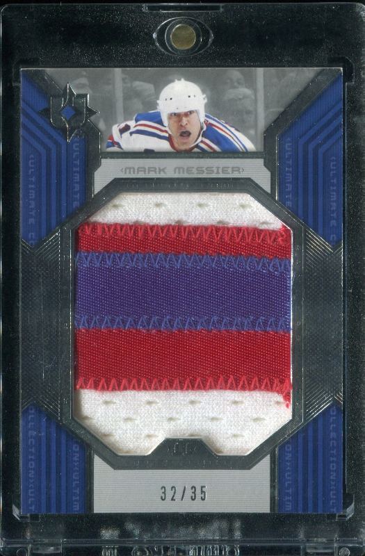Mark Messier 2004 Upper Deck Ultimate Collection Patches #UP-MM 32/35