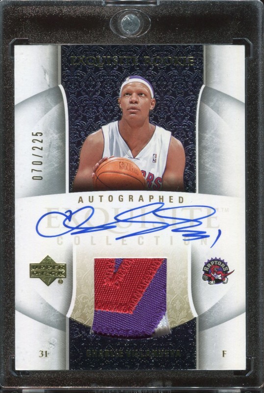 1.7 Charlie Villanueva 2005 Upper Deck Exquisite Collection Rookies 50-AP  70/225