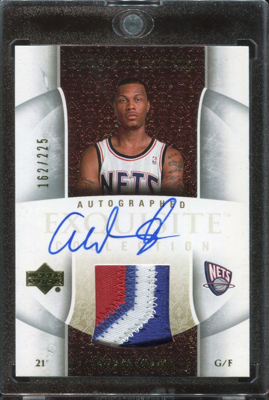1.15 Antoine Wright 2005 Upper Deck Exquisite Collection Rookies 55-AP  162/225