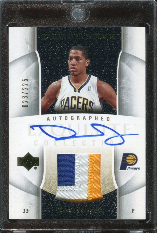 1.17 Danny Granger 2005 Upper Deck Exquisite Collection Rookies 57-AP  23/225