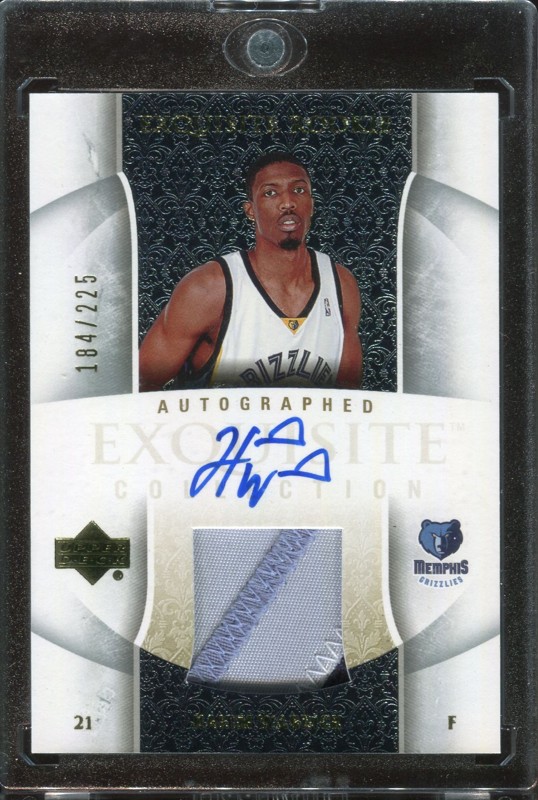 1.19 Hakim Warrick 2005 Upper Deck Exquisite Collection Rookies 59-AP  184/225