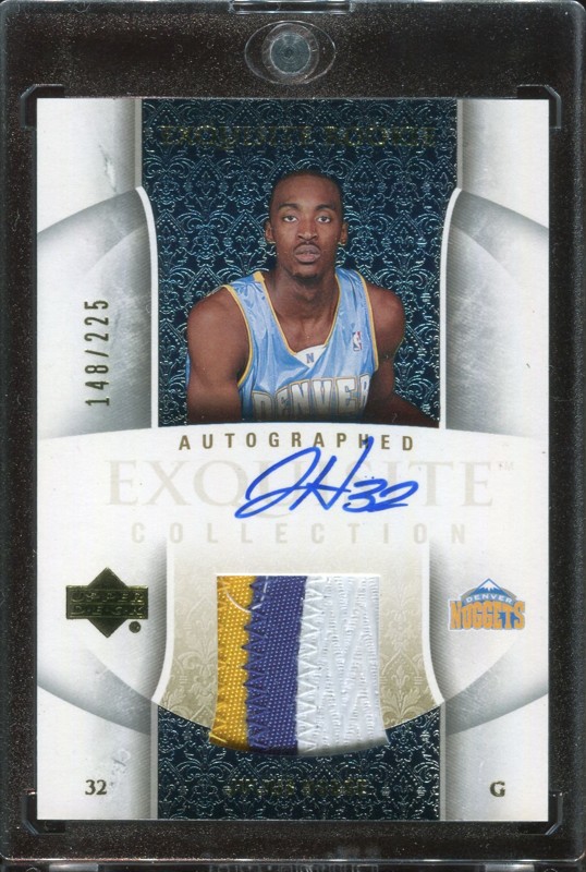 1.20 Julius Hodge 2005 Upper Deck Exquisite Collection Rookies 60-AP  148/225