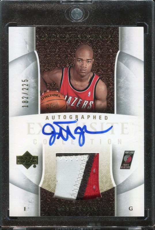 1.22 Jarrett Jack 2005 Upper Deck Exquisite Collection Rookies 62-AP  182/225