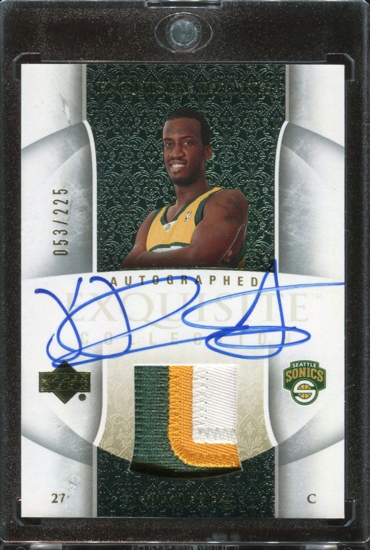 1.25 Johan Petro 2005 Upper Deck Exquisite Collection Rookies 65-AP  53/225