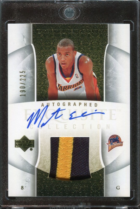 2.10 Monta Ellis 2005 Upper Deck Exquisite Collection Rookies 76-AP  190/225