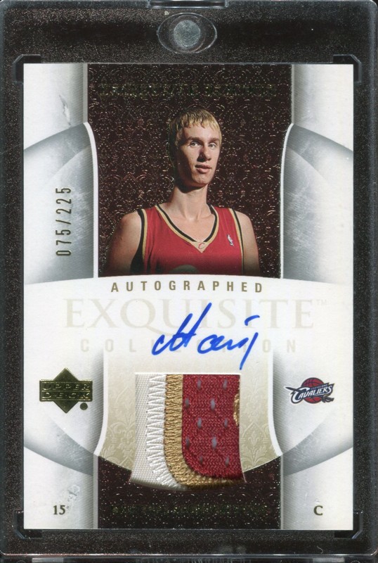 2.14 Martynas Andriuskevicius 2005 Upper Deck Exquisite Collection Rookies 78-AP  75/225