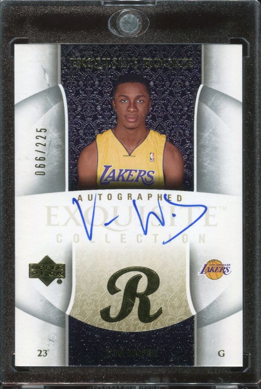 2.9 Von Wafer 2005 Upper Deck Exquisite Collection Rookies 85-AP  66/225