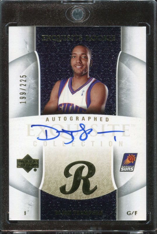 2.24 Dijon Thompson 2005 Upper Deck Exquisite Collection Rookies 88-AP  199/225