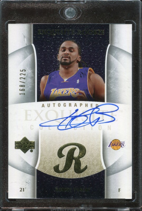 2.7 Ronny Turiaf 2005 Upper Deck Exquisite Collection Rookies 91-AP  168/225
