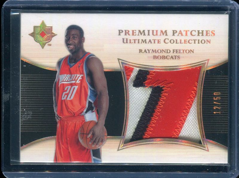 Raymond Felton 2005 Upper Deck Ultimate Collection Premium Patches #PP-RF 12/50