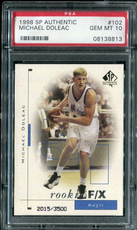 1.12 Michael Doleac 1998 Upper Deck SP Authentic  102  2015/3500