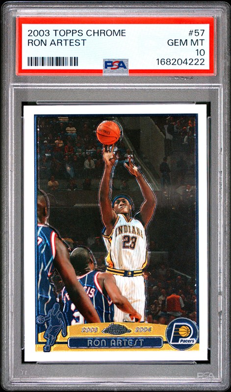 Ron Artest 2003 Topps Chrome #57