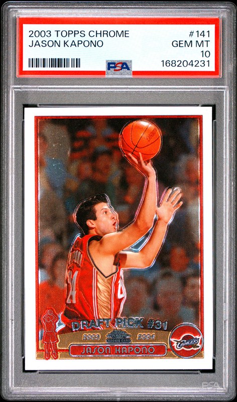 Jason Kapono 2003 Topps Chrome #141