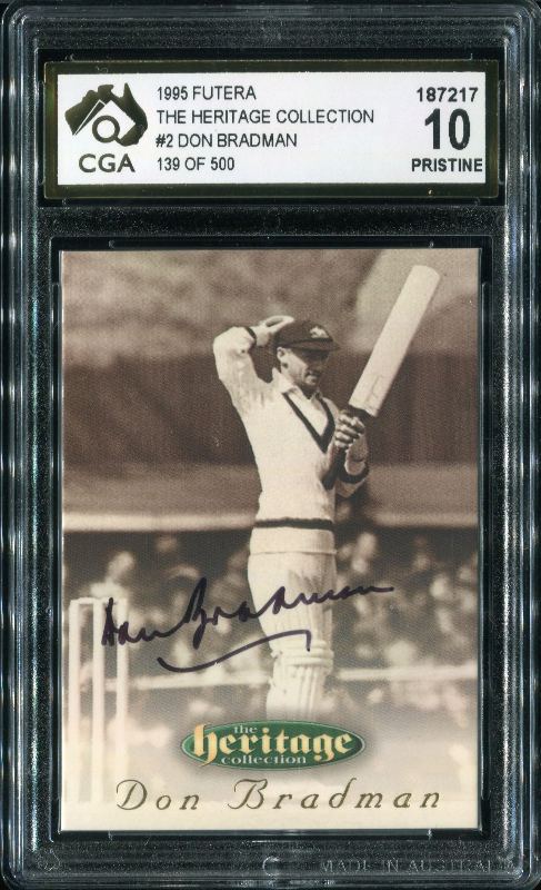 Don Bradman 1996 Futera Heritage #2 139/500