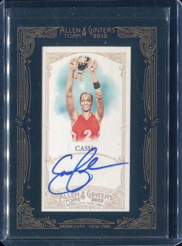 Swin Cash 2012 Allen & Ginter Framed Mini Autograph #AGA-SCA