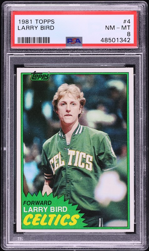 Larry Bird 1981 Topps #4