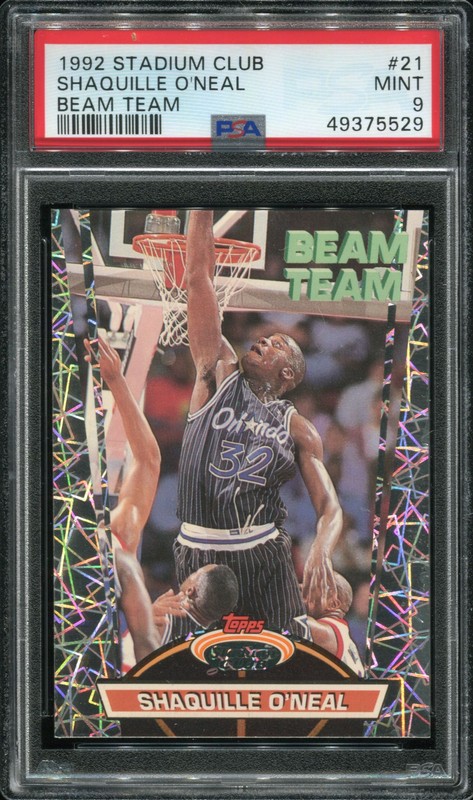 21. Shaquille O'Neal PSA 9