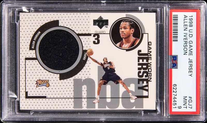 Allen Iverson 1998 Upper Deck Game Jersey #GJ7