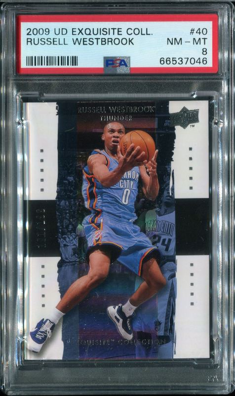 Russell Westbrook 2009 Upper Deck Exquisite Collection #40 191/199