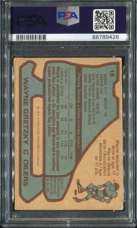 Wayne Gretzky 1979 O-Pee-Chee Auto #18