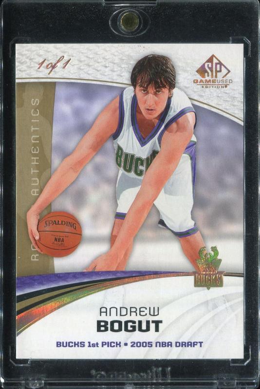 Andrew Bogut 2005 Upper Deck SP Game-Used 1 #150 1/1
